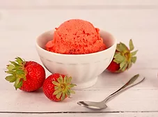 Graeter's Strawberry Sorbet