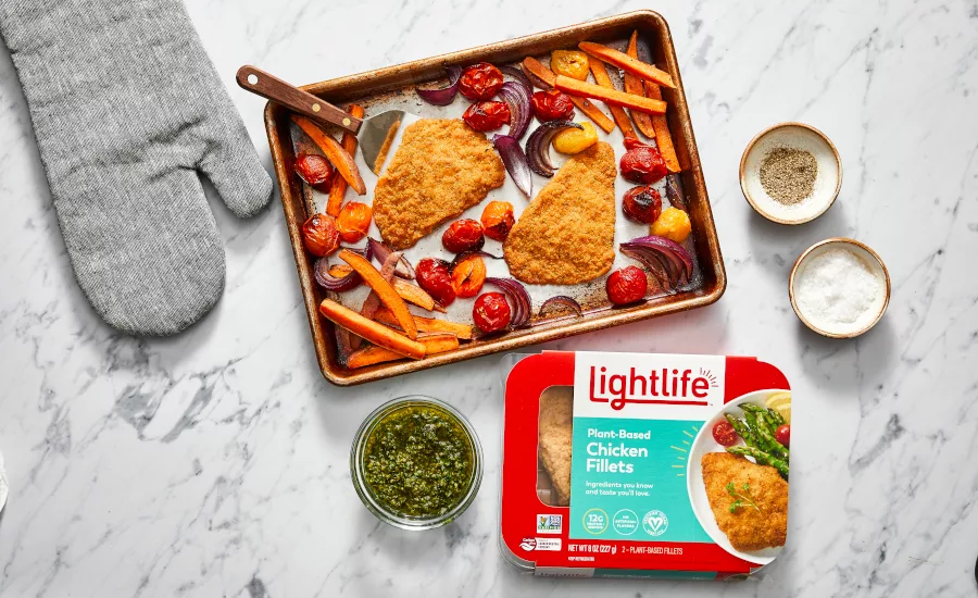 Plant-Based Fried Chicken Pesto Lightlife