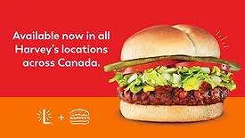 Lightlife Meatless Vegan Burger Harvey's Canada