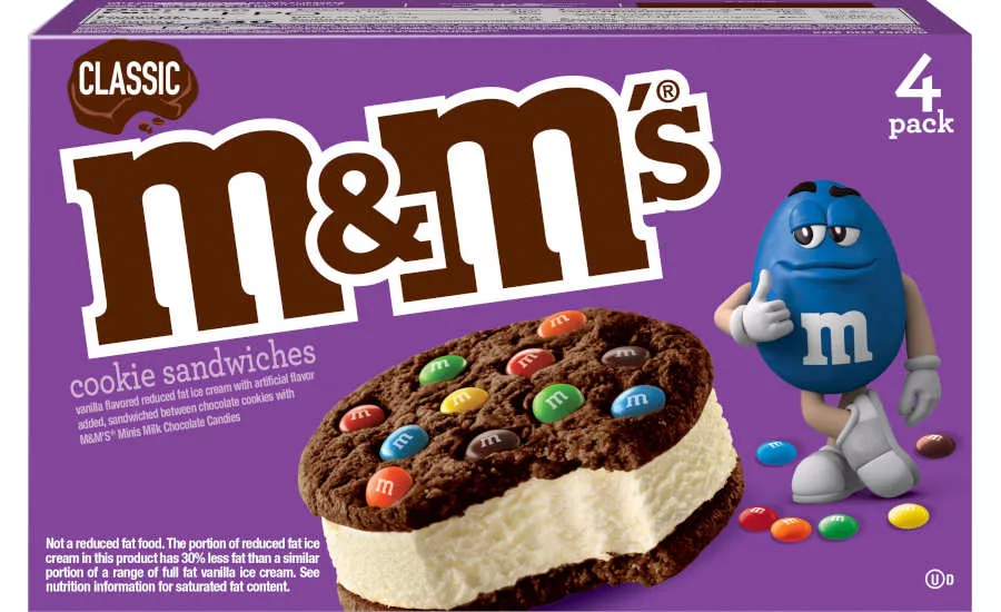 M&Ms Minis Vanilla Ice Cream Sandwiches