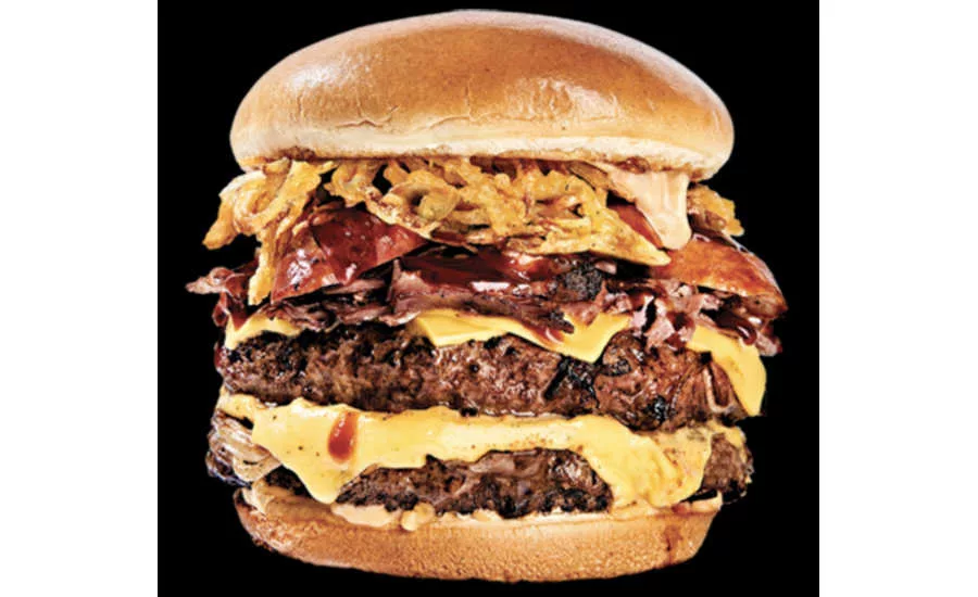 Shaquille O'Neal Shaq Burger Fried Onions Meat District