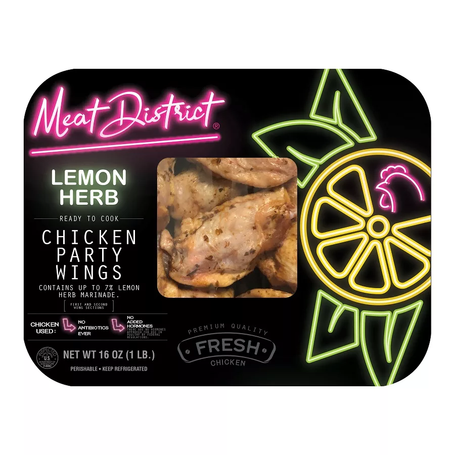 Meat District Lemon & Herb Chicken Party Wings