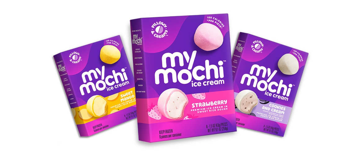 Mochi Ice Cream Rebranding My/Mochi Packaging