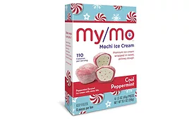 Seasonal Christmas Peppermint Ice Cream Mochi
