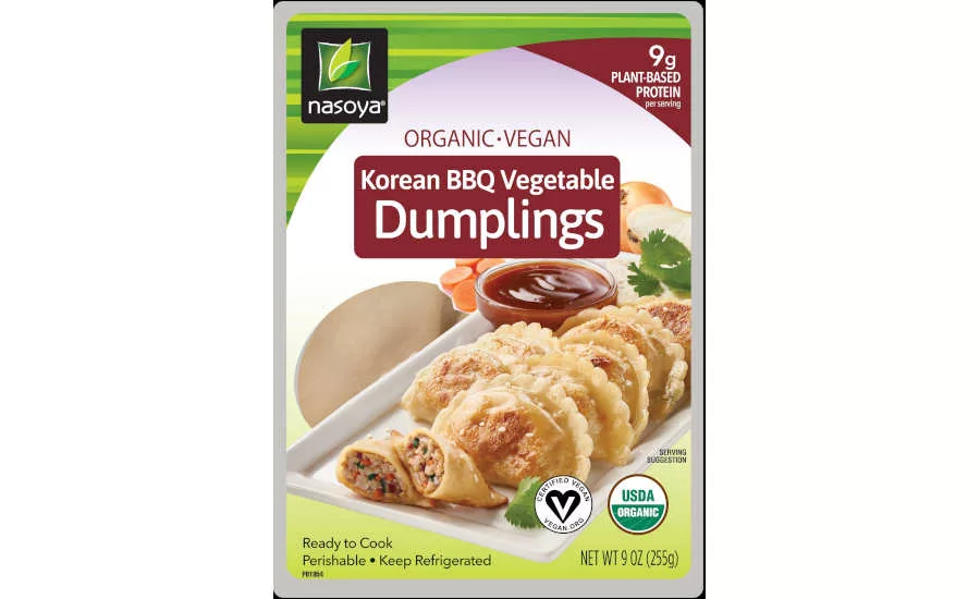 Vegan Korean BBQ Tofu Vegetable Dumplings Nasoya