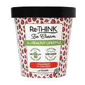Lactose-Free Ice Cream Strawberry with Chia Seed and Collagen