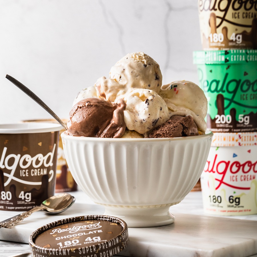 Real Good Foods Debuts its First Better-for-You Ice Cream in Seven