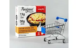 Low Carb High Protein Chicken Pasta Lasagna Bowl Real Good Foods Frozen