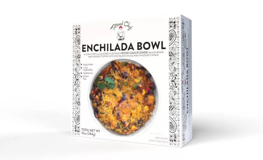 Vegetarian Enchilada Bowl Tattooed Chef