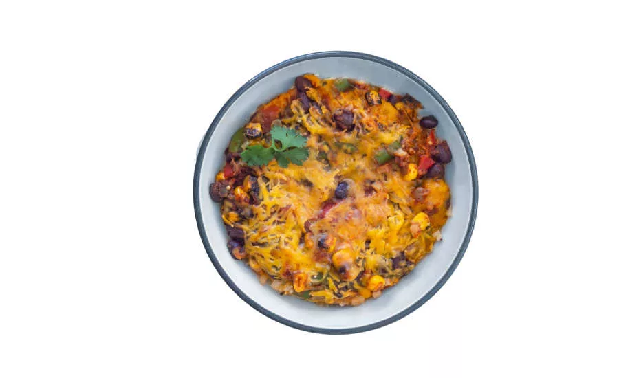 Vegetarian Enchilada Bowl Tattooed Chef Prepared