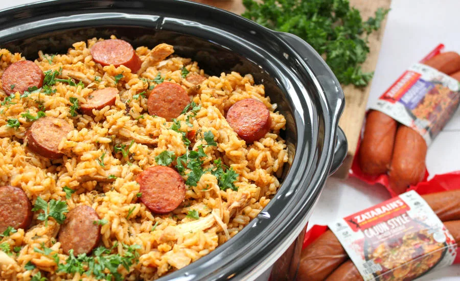 Slow Cooker Recipe Jambalaya Zatarain's Sausage