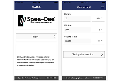 Spee-Dee RevCalc app