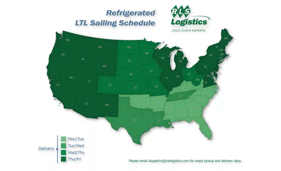 RLS Logistics refrierated LTL