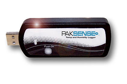 PakSense temp and humidity logger