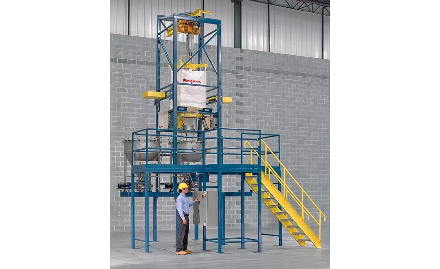 Flexicon bulk bag discharging station