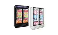Master-Bilt glass door merchandisers