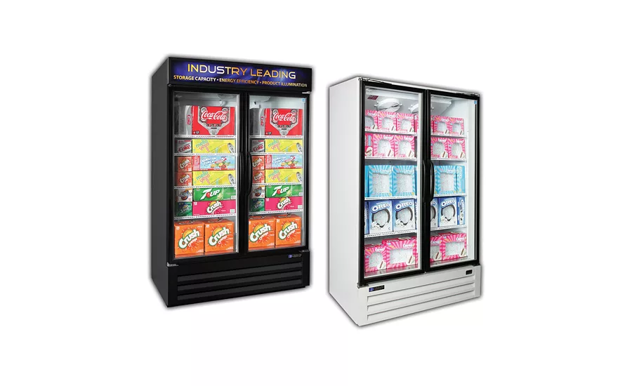 Master-Bilt glass door merchandisers