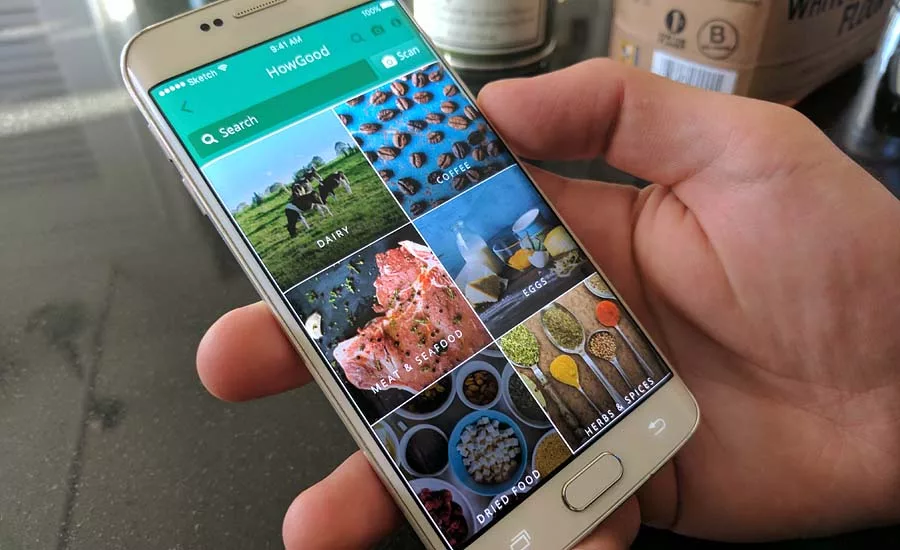 HowGood mobile app