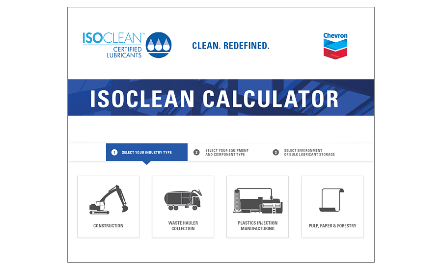 ISOCLEAN Calculator helps gauge potential level of lubricant ...