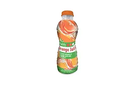 Bemis orange juice label
