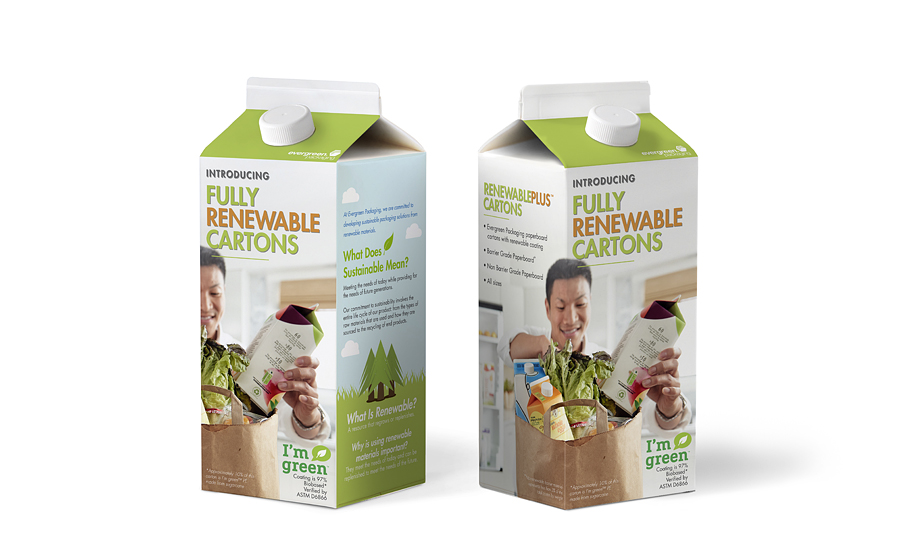 Evergreen Packaging RenewablePlus Carton
