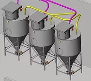 Gemini KB Systems outdoor ingredient handling system
