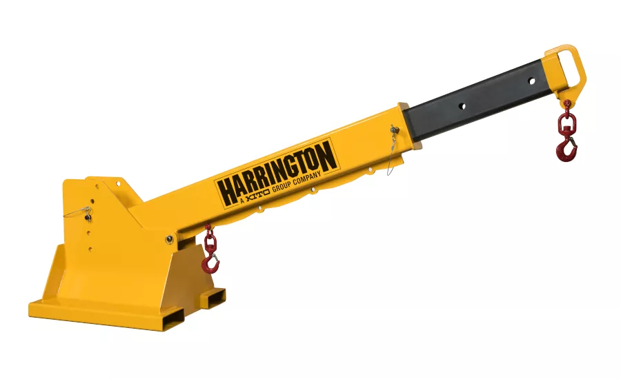 Harrington Hoists HTBP Telescoping Pivot Fork Truck Boom