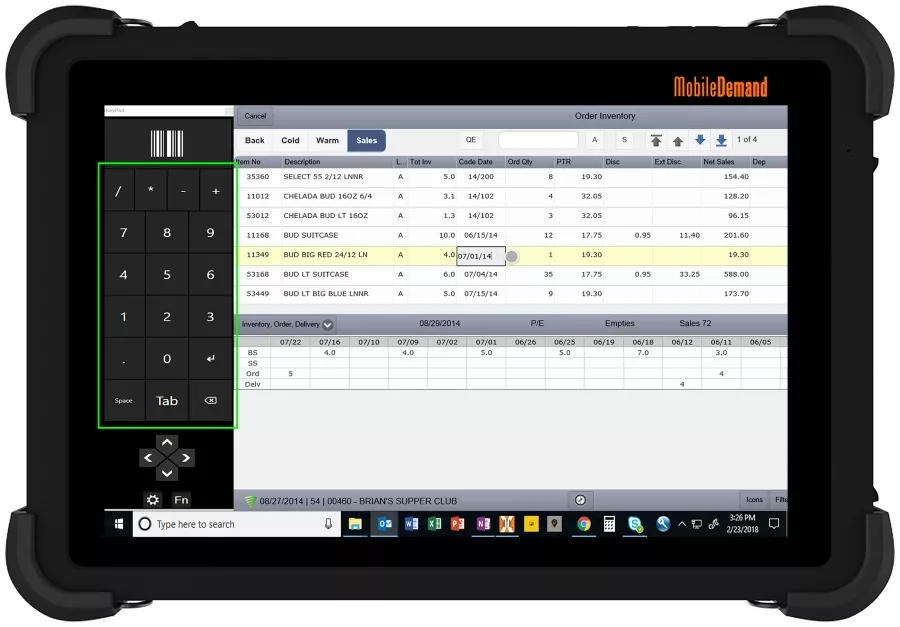 MobileDemand xKeyPad