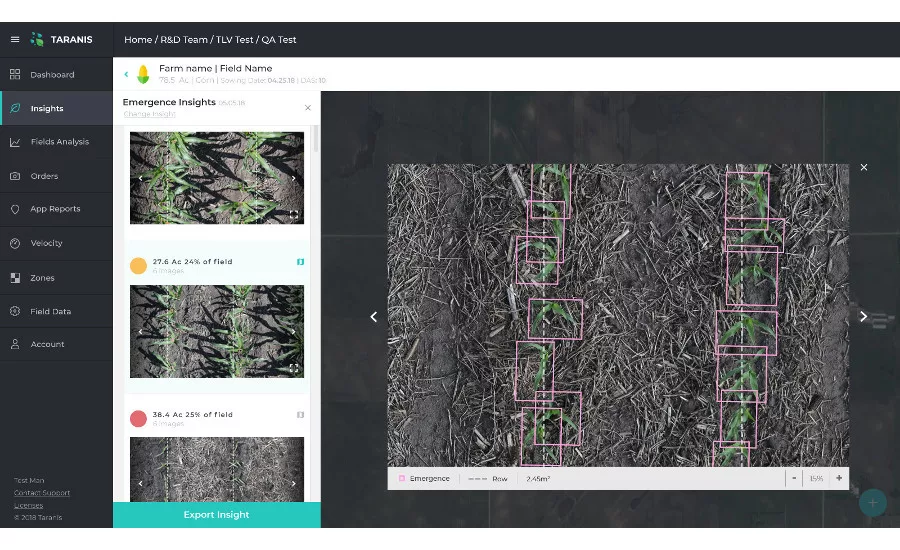 Taranis Aerial Imagery Insights