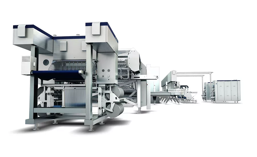 Tetra Pak ice cream extrusion line
