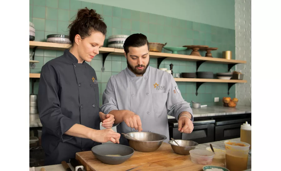 UniFirst Chef Coats MIMIX OilBlok