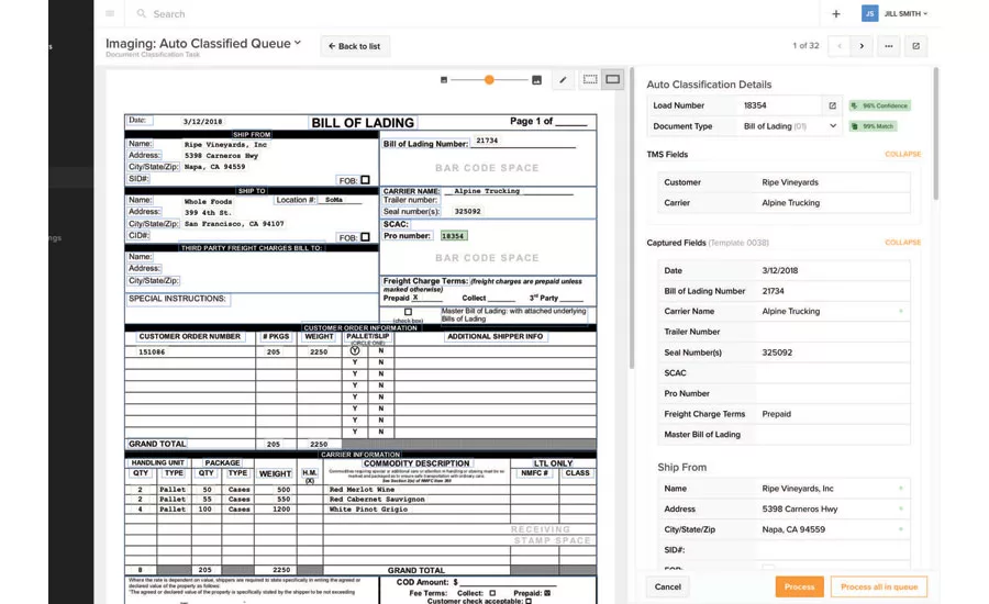 Vector back office module