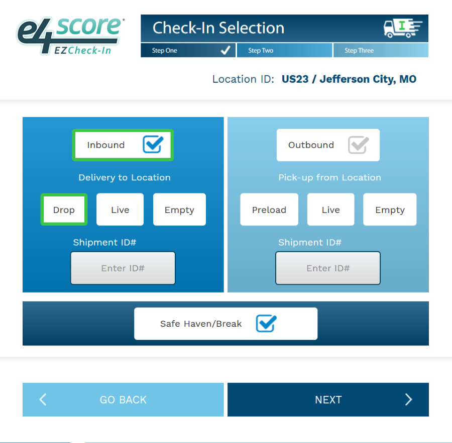 e4score EZCheck-In App