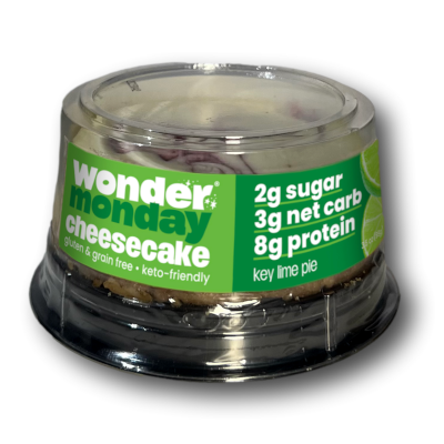 Wonder Monday Low Carb, No Sugar Added, Gluten Free, High Protein Cheesecakes