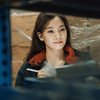 Woman in cold storage facility