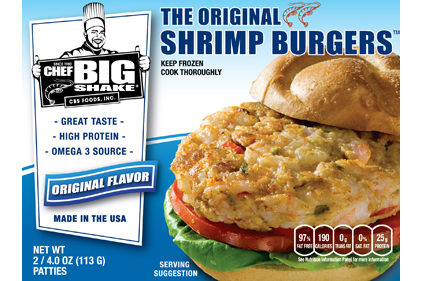 CBS Foods' Frozen Shrimp Patty | 2012-03-22 | Refrigerated Frozen Food