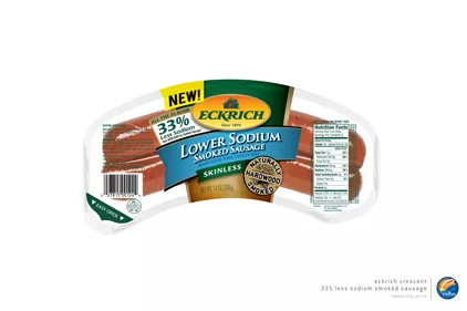Eckrich low sodium sausage
