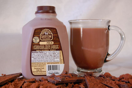 Sassy Cow Creamery chocolate milk