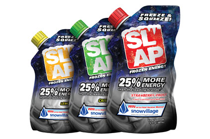Slap frozen energy drink