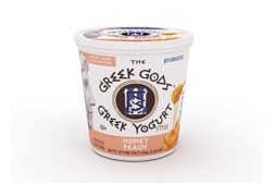 Greek Gods honey peach yogurt