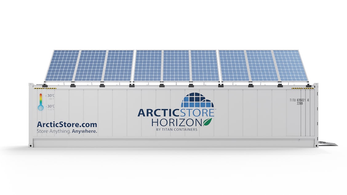 TITAN Containers launched ArcticStore Horizon against a white background.