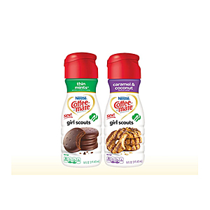 Coffee-Mate Girl Scout flavors