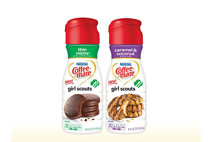 Coffee-Mate Girl Scout flavors