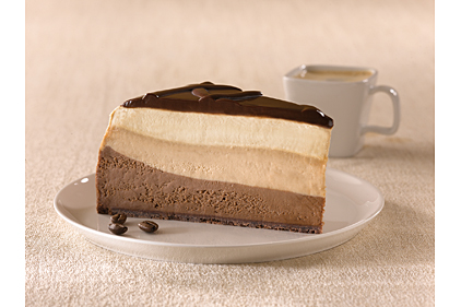 Eli's chocolate espresso slice cheesecake
