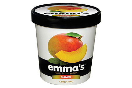 Emma's mango frozen yogurt