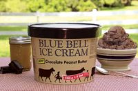 Blue Bell choc peanut butter ice cream