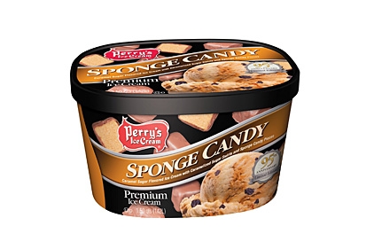 Perry's Sponge candy ice cream