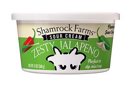Shamrock Farms flavored sour cream