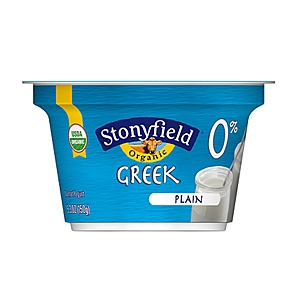 Stonyfield Greek yogurt