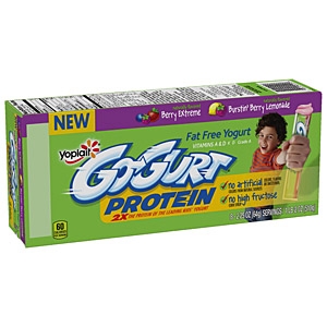 Yoplait GoGurt protein